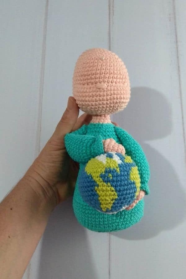 Gaïa, la Terre Mère - Patron Crochet Amigurumi